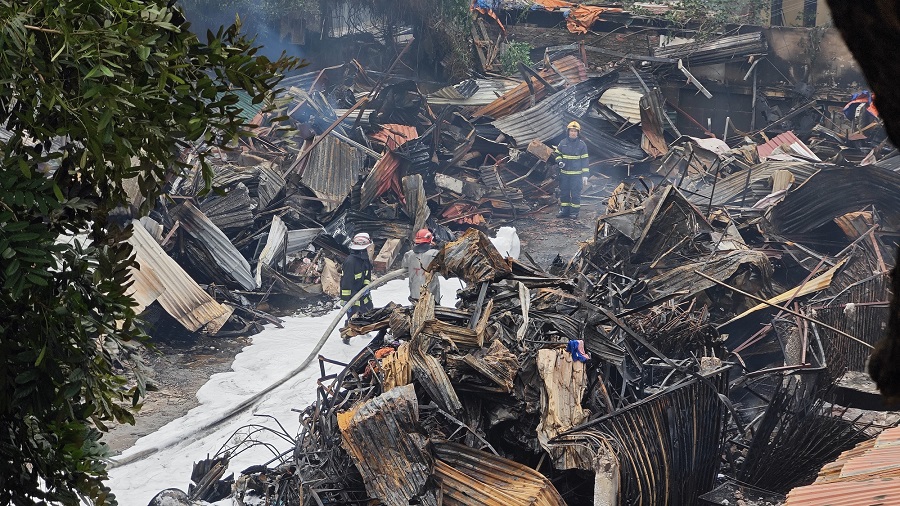 Chợ Xanh tan hoang sau hỏa hoạn: Cảnh báo nguy cơ cháy khi không có người trông coi