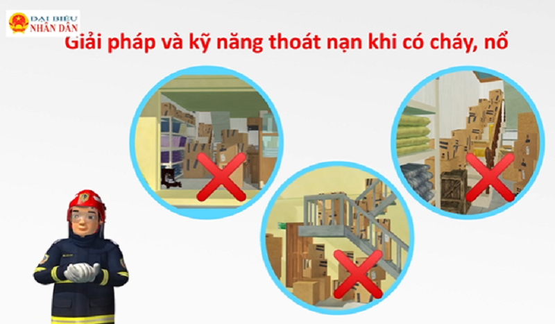 Giải pháp và kỹ năng thoát nạn khi xảy ra cháy nổ